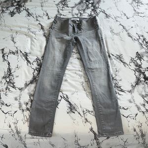 Light grey maternity jeans